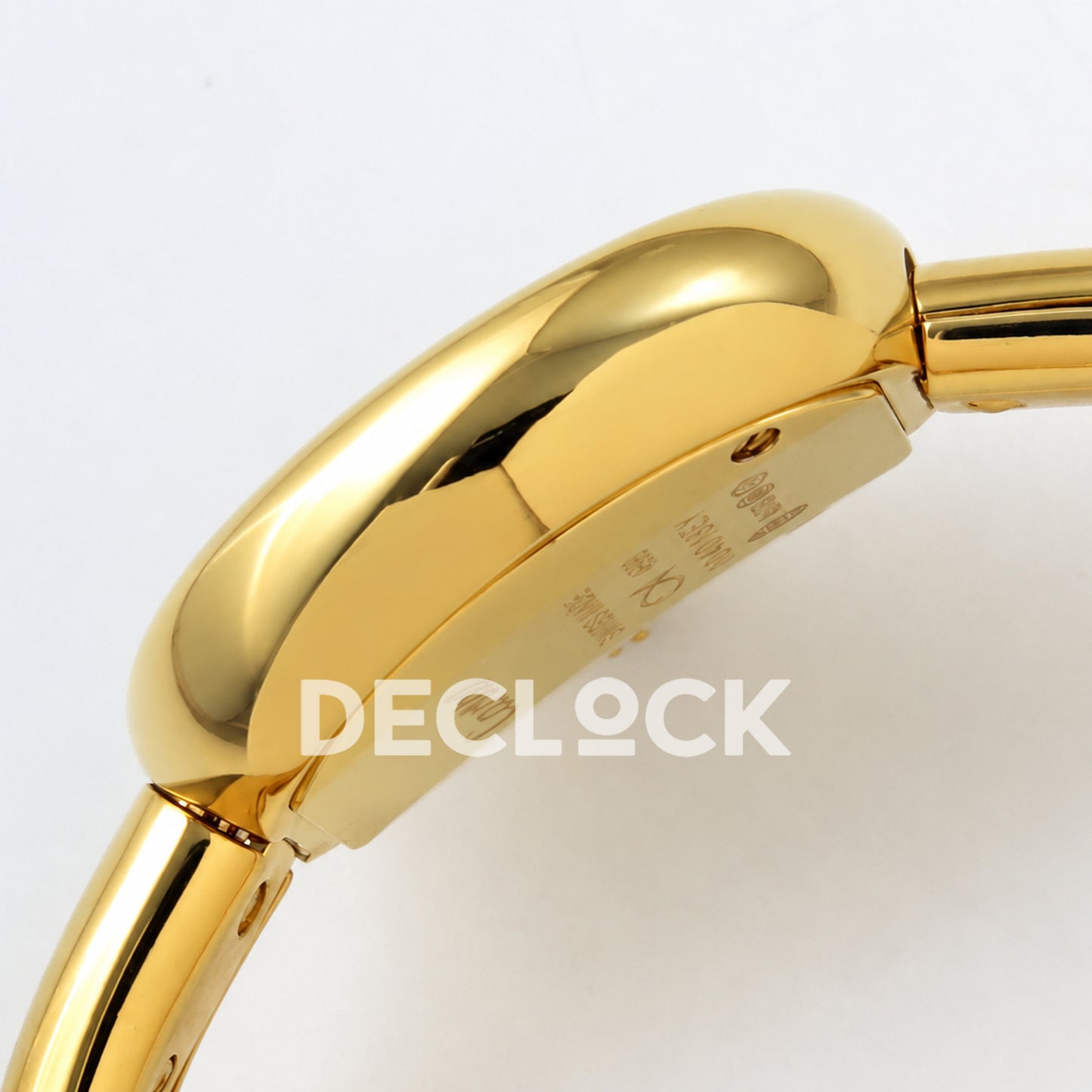 Cartier Baignoire Yellow Gold Plated Bangle Size 15 BLSF Swiss Quartz