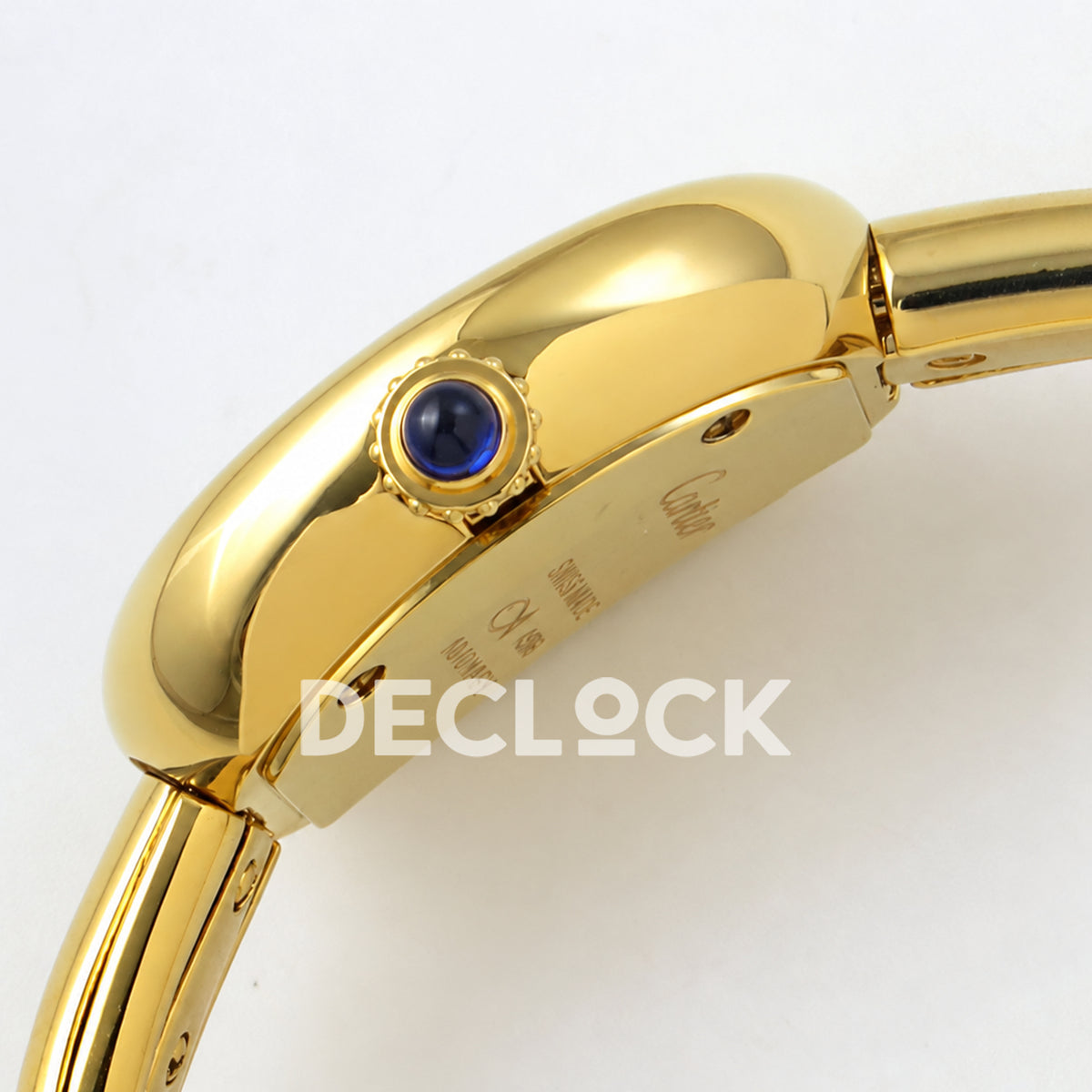 Cartier Baignoire Yellow Gold Plated Bangle Size 15 BLSF Swiss Quartz