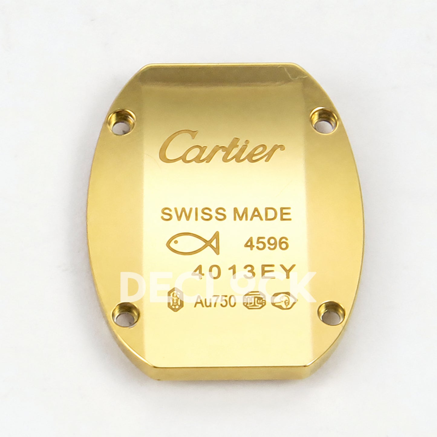 Cartier Baignoire Yellow Gold Plated Bangle Size 15 BLSF Swiss Quartz