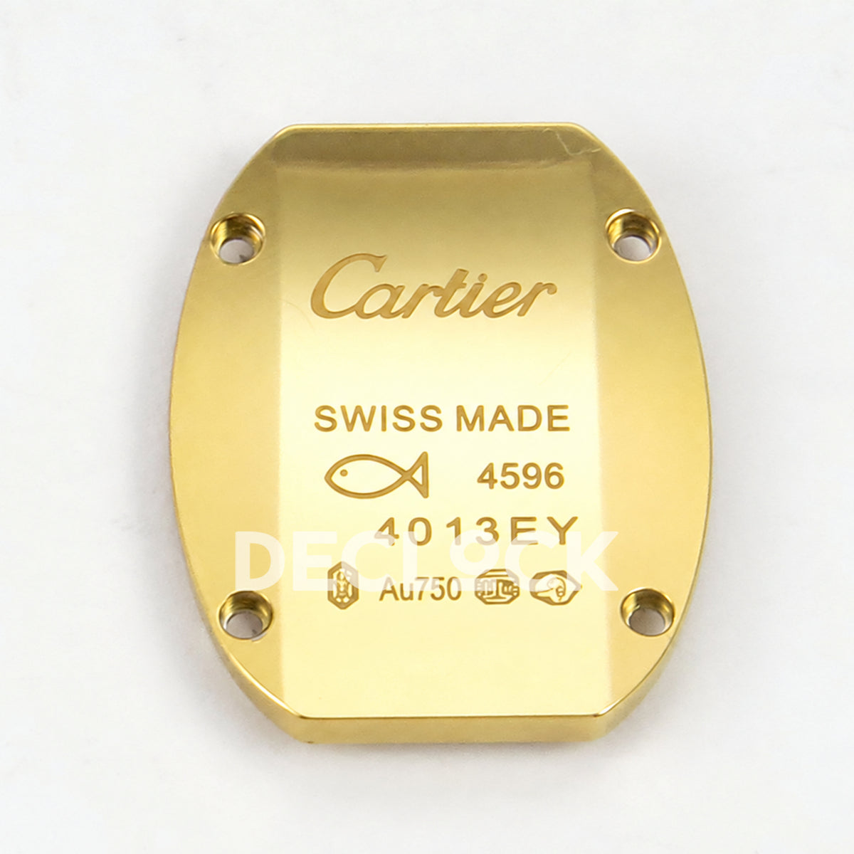 Cartier Baignoire Yellow Gold Plated Bangle Size 15 BLSF Swiss Quartz