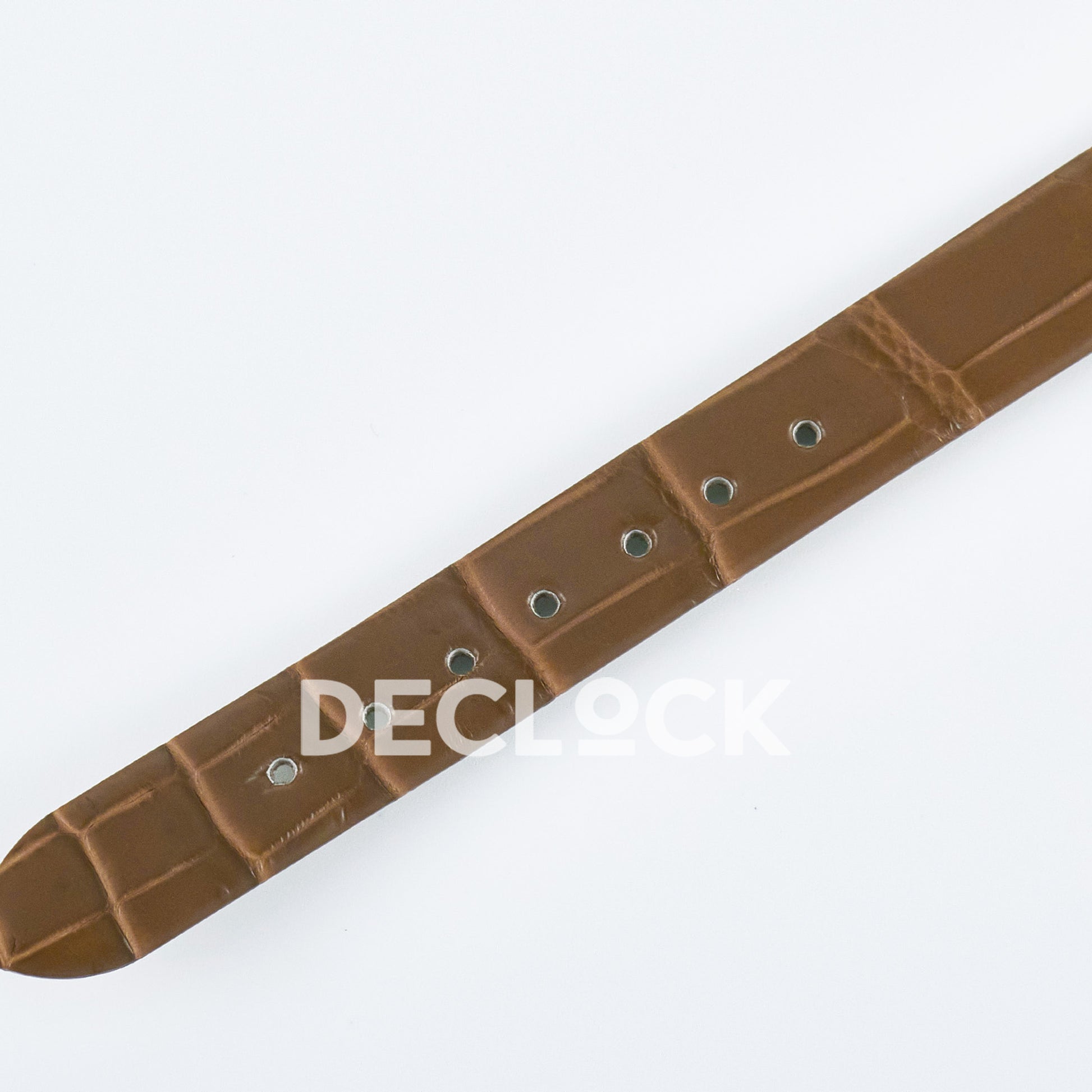 Cartier Baignoire Yellow Gold Plated 31x23mm Brown Leather DRF Swiss Quartz