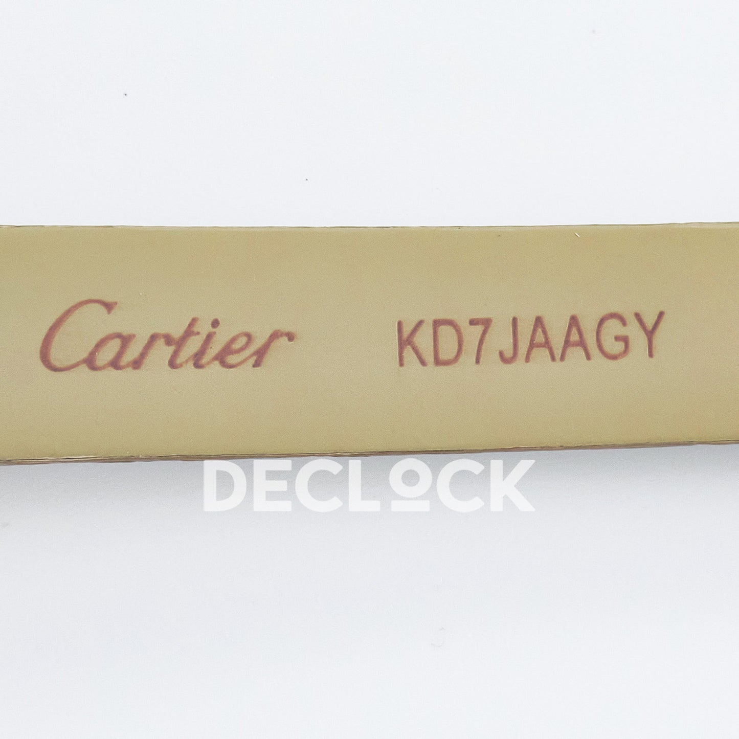 Cartier Baignoire Yellow Gold Plated 31x23mm Brown Leather DRF Swiss Quartz