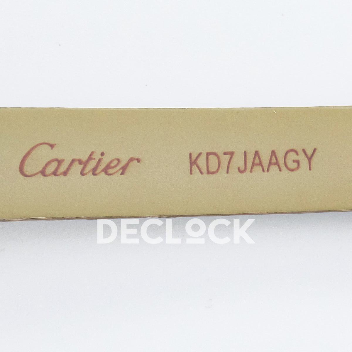 Cartier Baignoire Yellow Gold Plated 31x23mm Brown Leather DRF Swiss Quartz