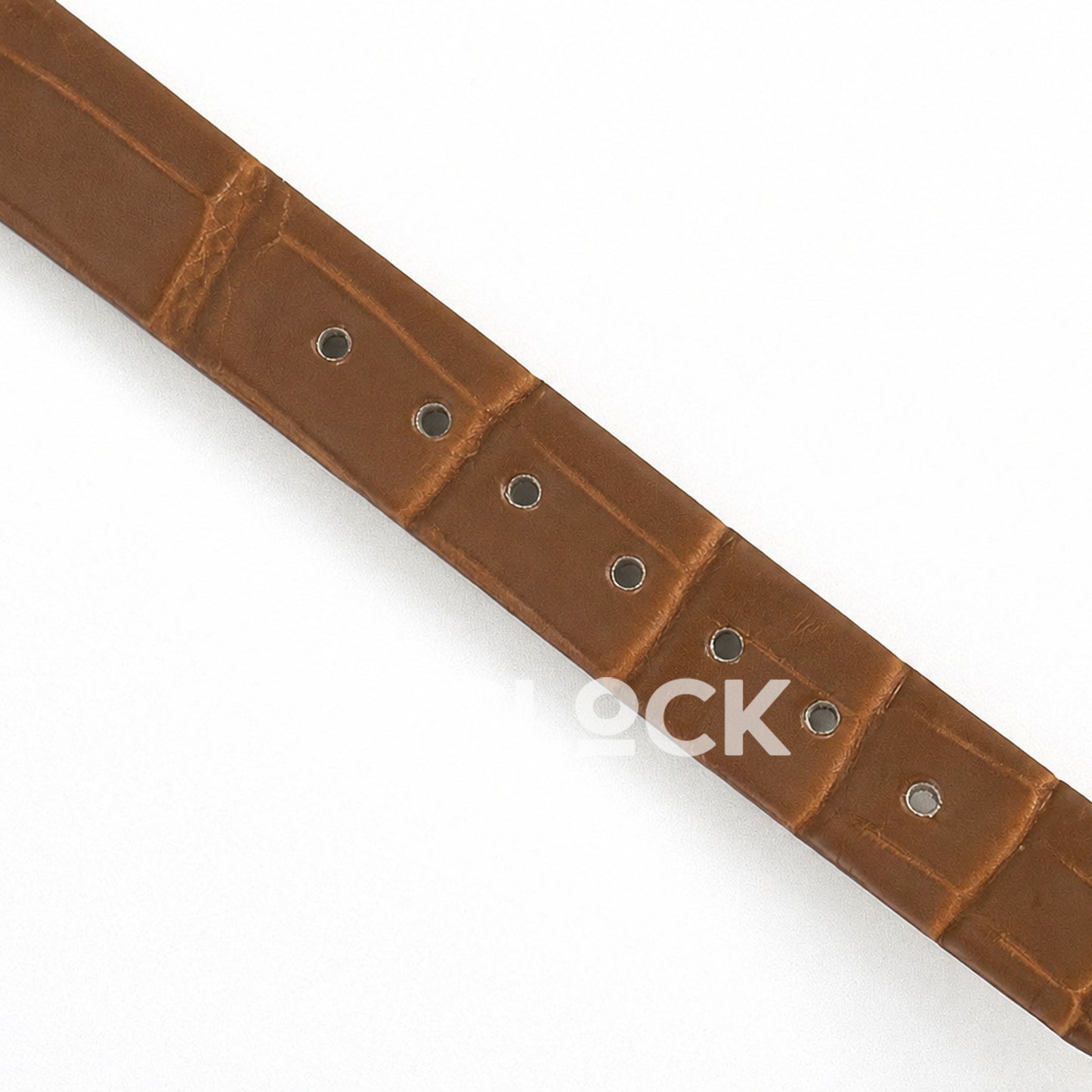 Cartier Baignoire Mini Yellow Gold Plated Brown Leather Ronda Quartz