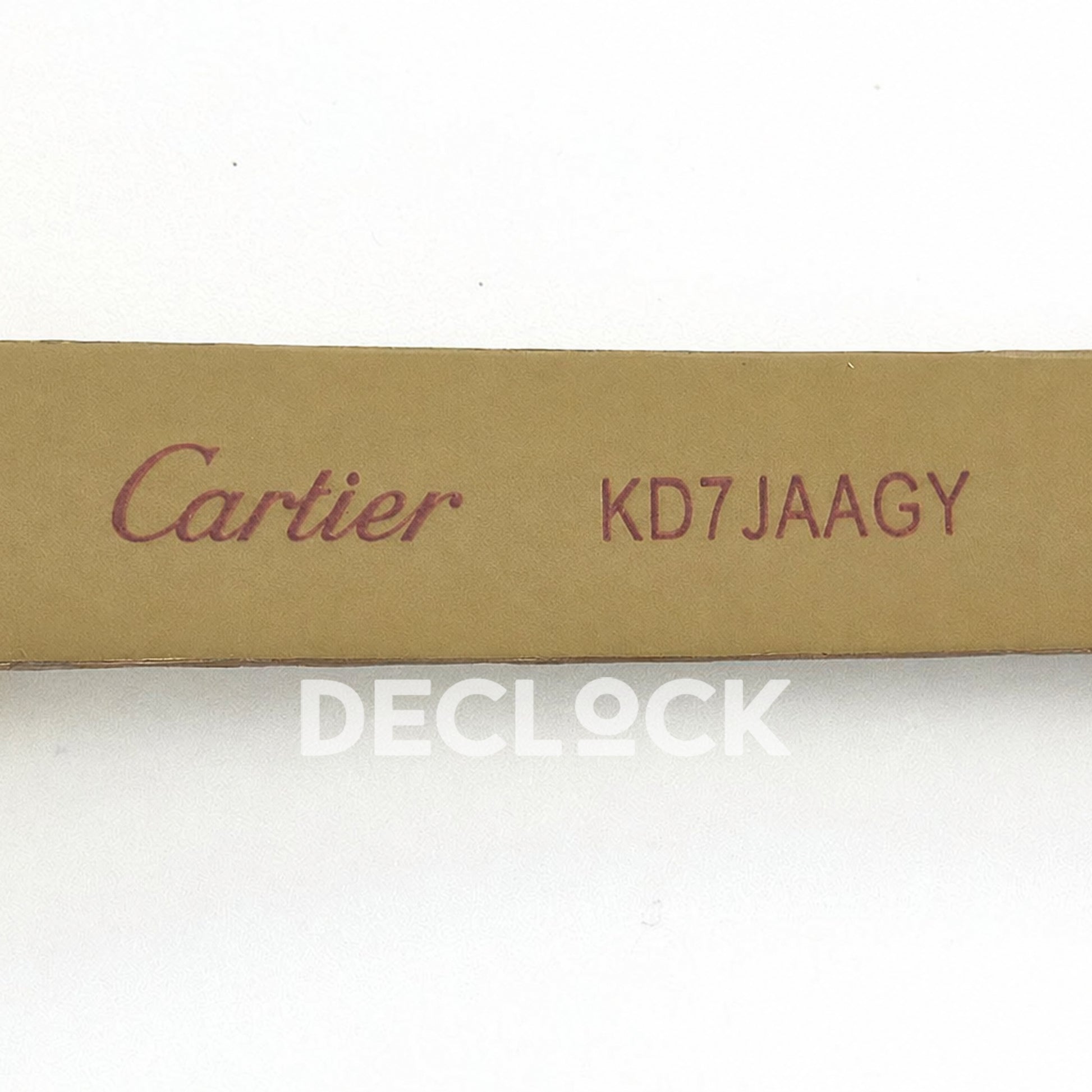 Cartier Baignoire Mini Yellow Gold Plated Brown Leather Ronda Quartz