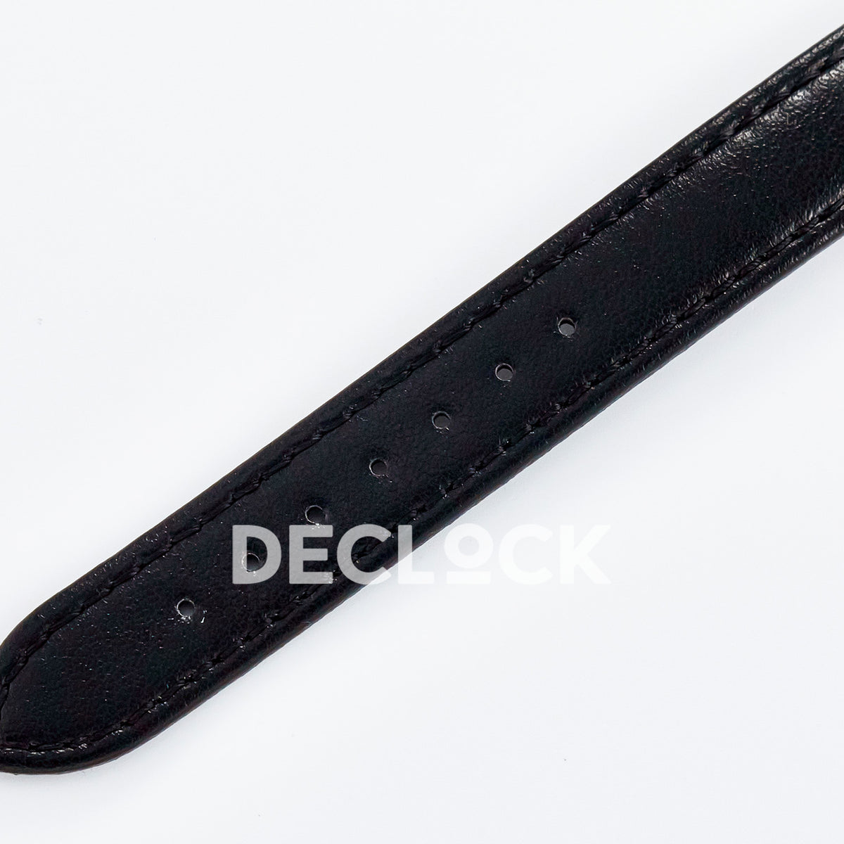Cartier Ronde de Cartier 29mm Steel White Dial Black Leather Asian AAA+ Replica – strap detail