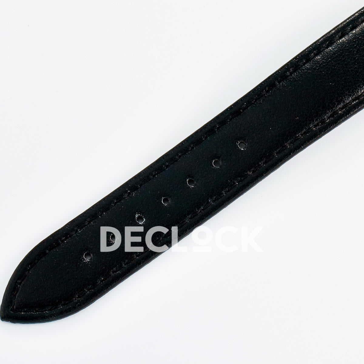 Cartier Ronde de Cartier 36mm Steel White Dial Black Leather Asian AAA+ Replica – strap detail