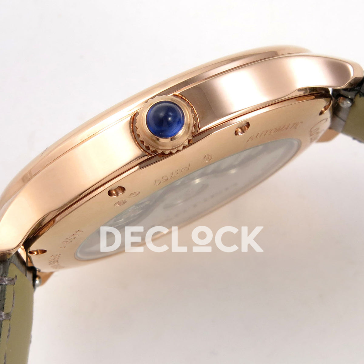 Cartier Ronde Louis 40mm White Dial, Green Leather, 40MM BSF replica - product view 10