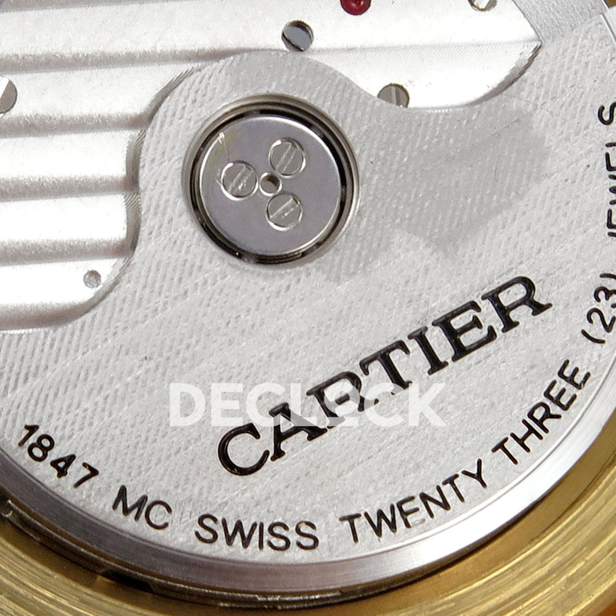 Cartier Ronde Louis 40mm White Dial, Green Leather, 40MM BSF replica - product view 15