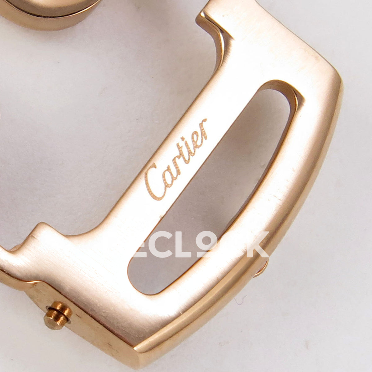 Cartier Ronde Louis 40mm White Dial, Green Leather, 40MM BSF replica - product view 22