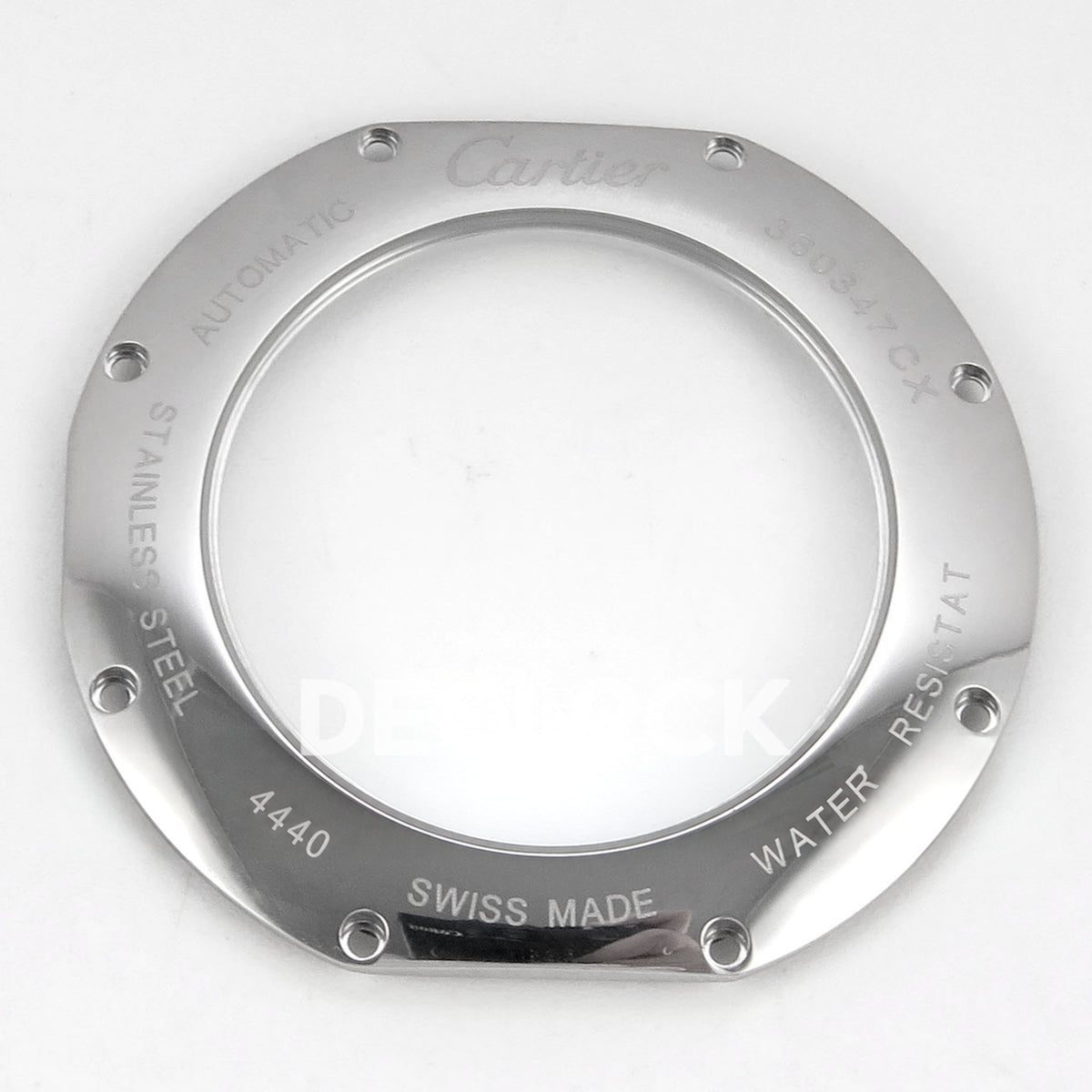 Cartier Ronde Louis 40mm White Dial, Black Leather, 40MM BSF replica - product view 16