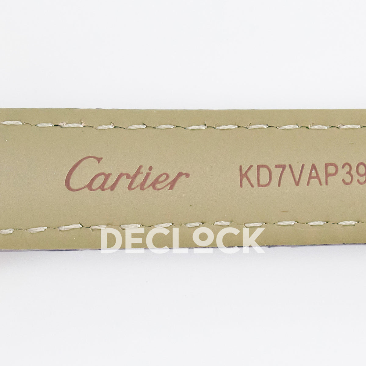 Cartier Ronde Louis Cartier 29mm Rose Gold Beige Dial Purple Leather Asian AAA+ Replica – strap inscription