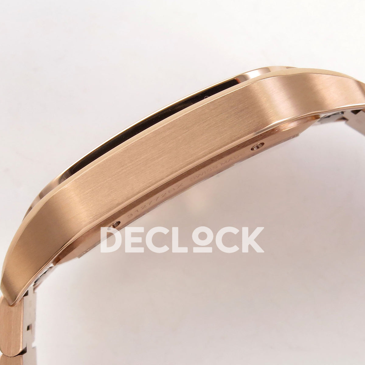 Cartier Santos Skeleton Large Skeleton Dial, Rose Gold Bracelet, 39.8MM RICH replica - product view 09