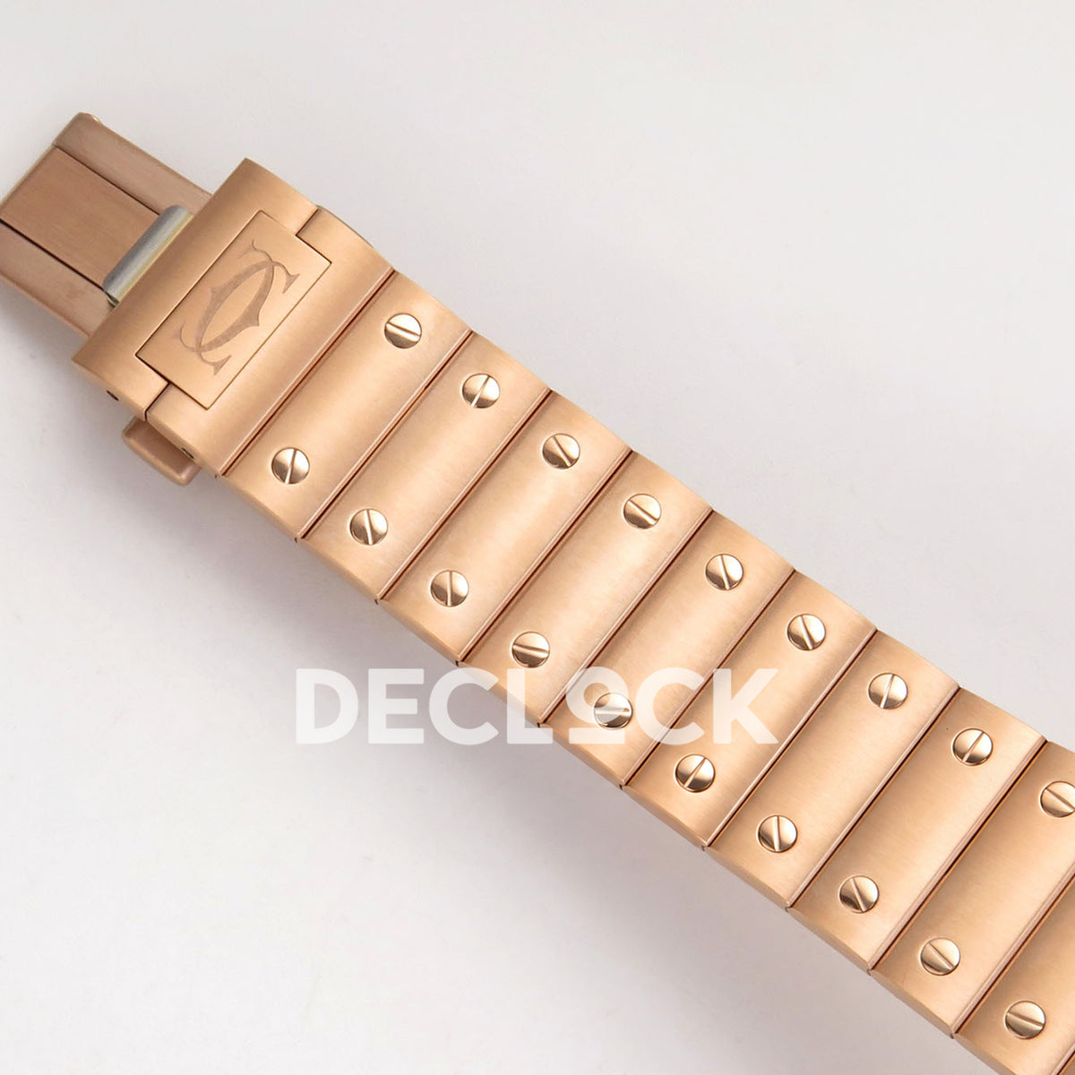 Cartier Santos Skeleton Large Skeleton Dial, Rose Gold Bracelet, 39.8MM RICH replica - product view 15