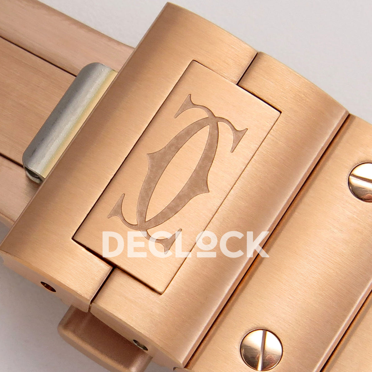 Cartier Santos Skeleton Large Skeleton Dial, Rose Gold Bracelet, 39.8MM RICH replica - product view 16