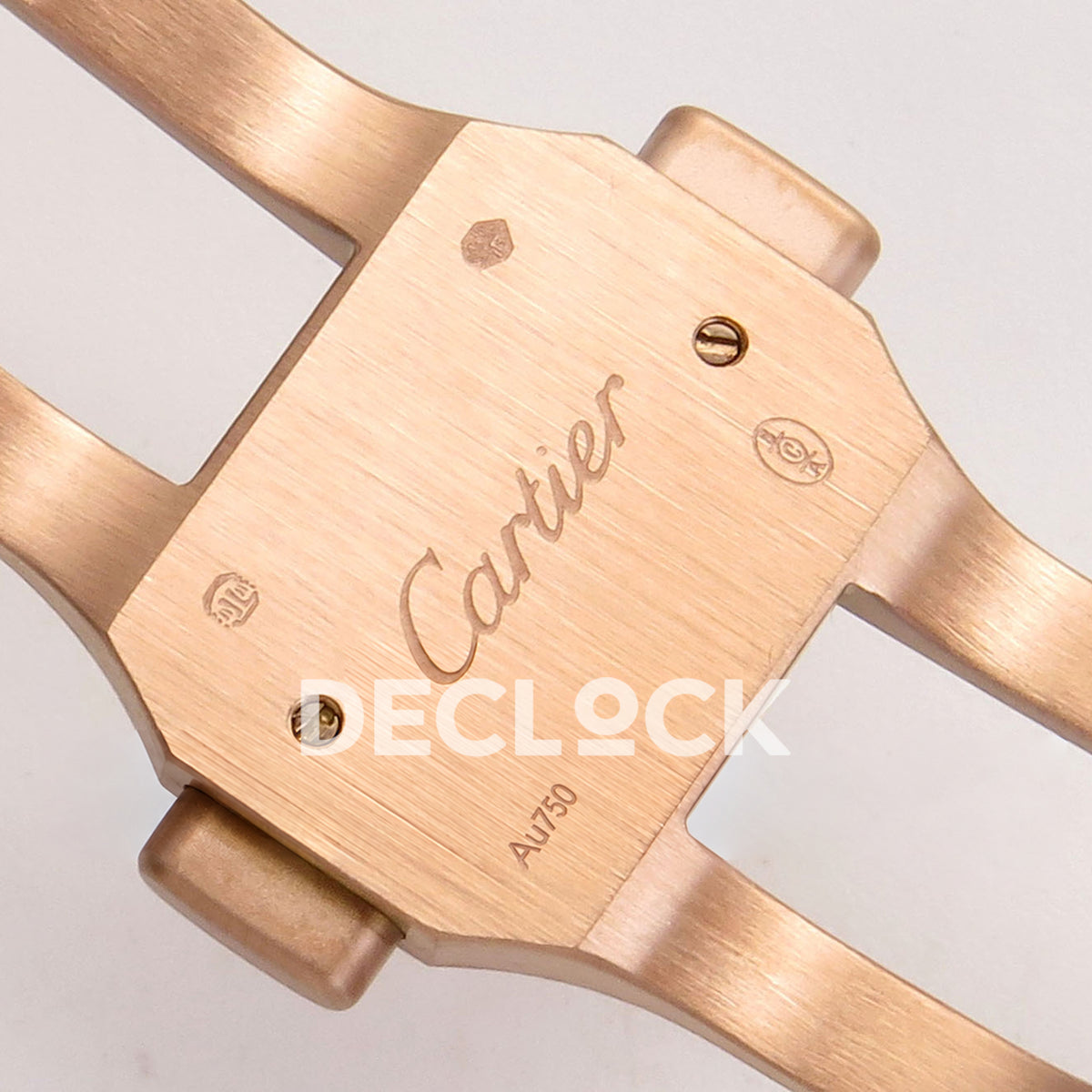 Cartier Santos Skeleton Large Skeleton Dial, Rose Gold Bracelet, 39.8MM RICH replica - product view 20