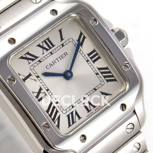 Cartier Santos Small Silver Dial, Steel Bracelet, 27MM 8848F replica - product view 04