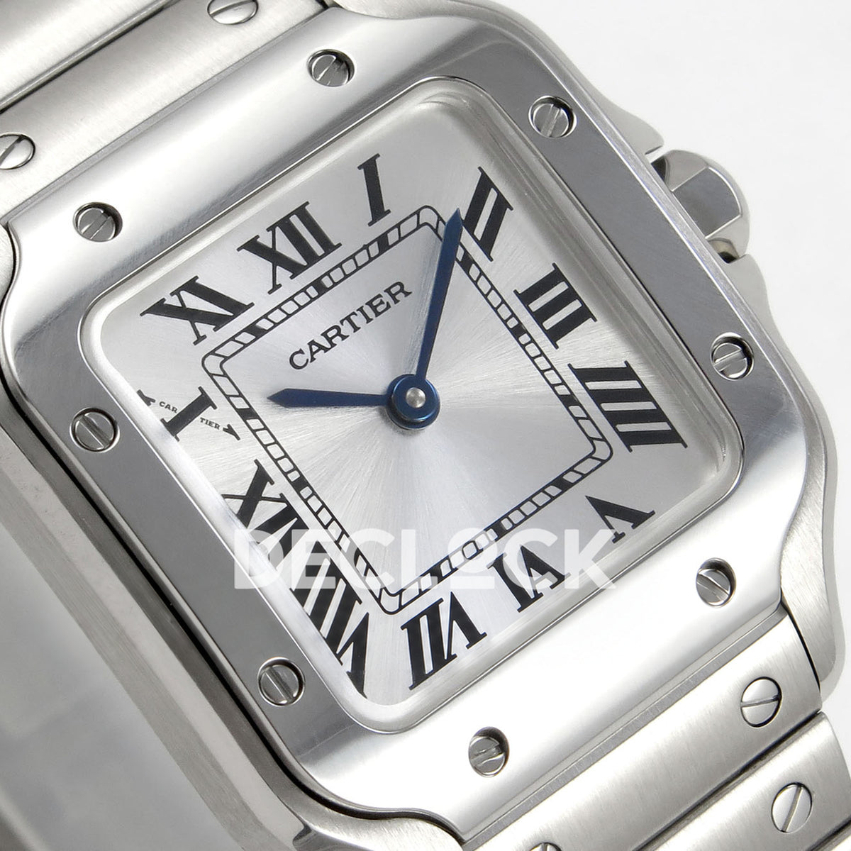 Cartier Santos Small Silver Dial, Steel Bracelet, 27MM DRF replica - product view 04