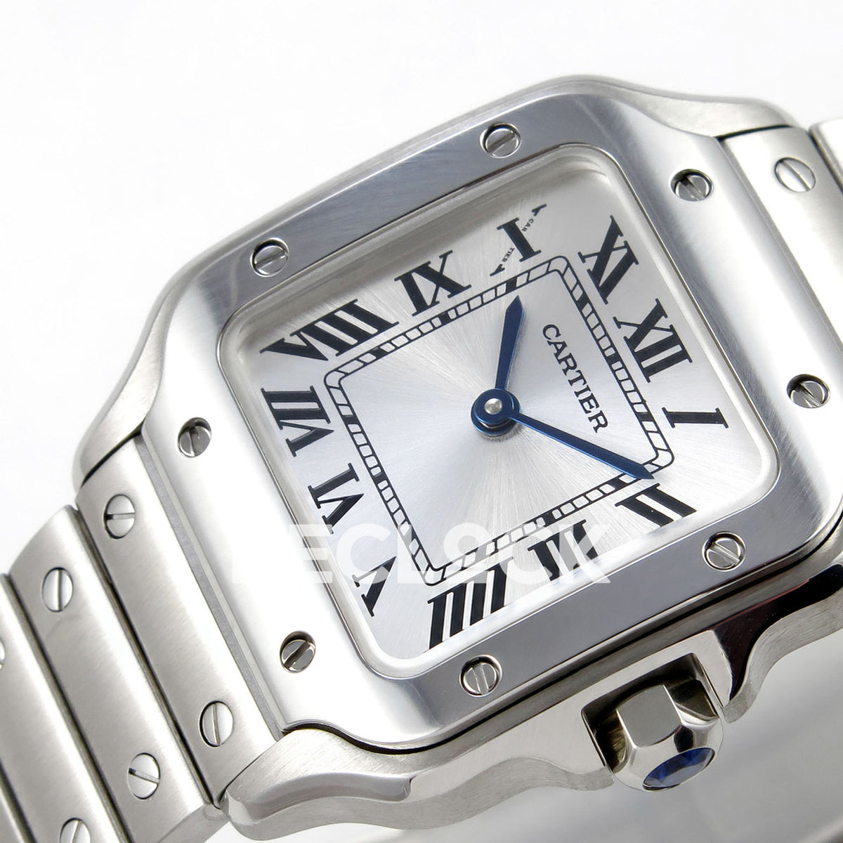 Cartier Santos Small Silver Dial, Steel Bracelet, 27MM DRF replica - product view 05