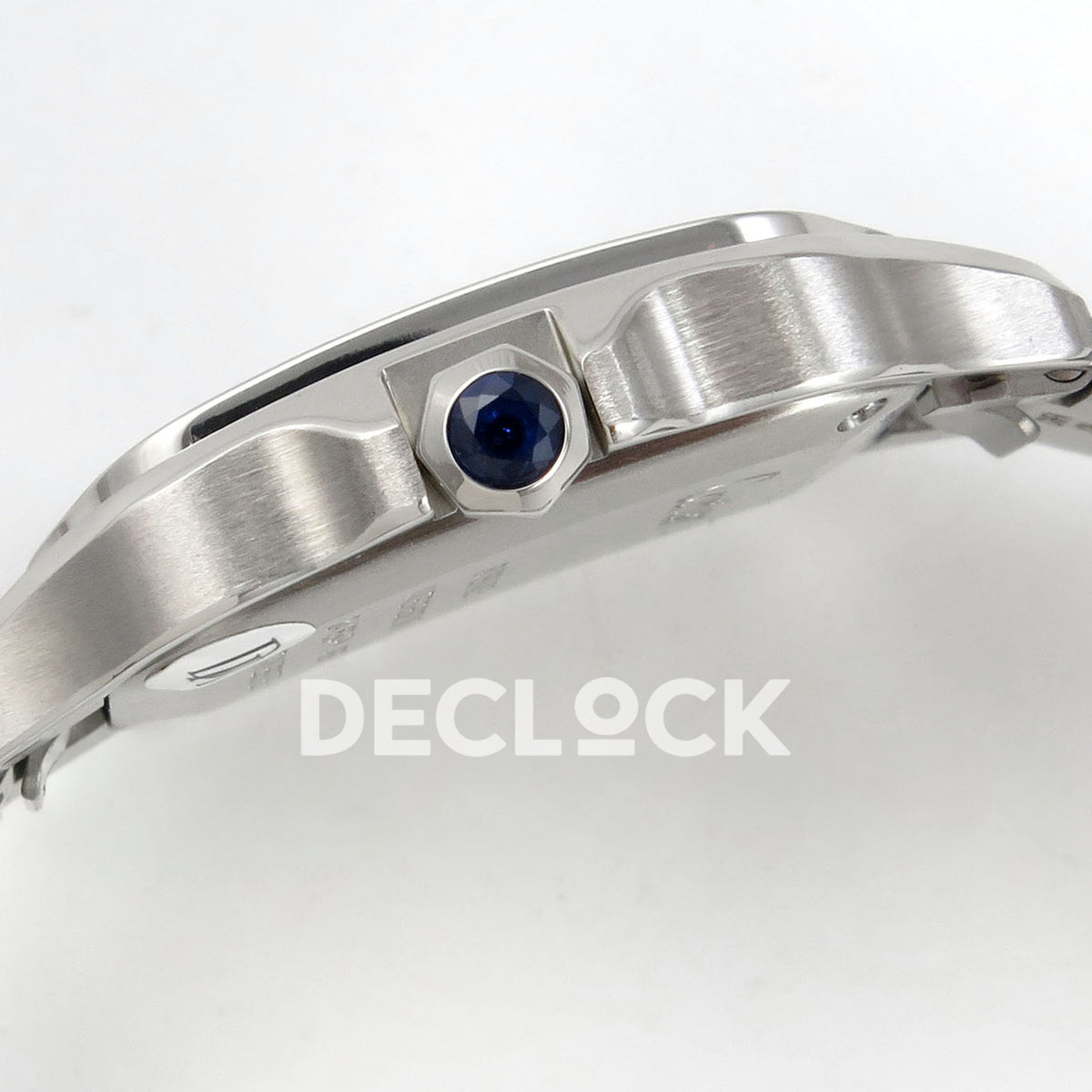 Cartier Santos Small Silver Dial, Steel Bracelet, 27MM DRF replica - product view 10