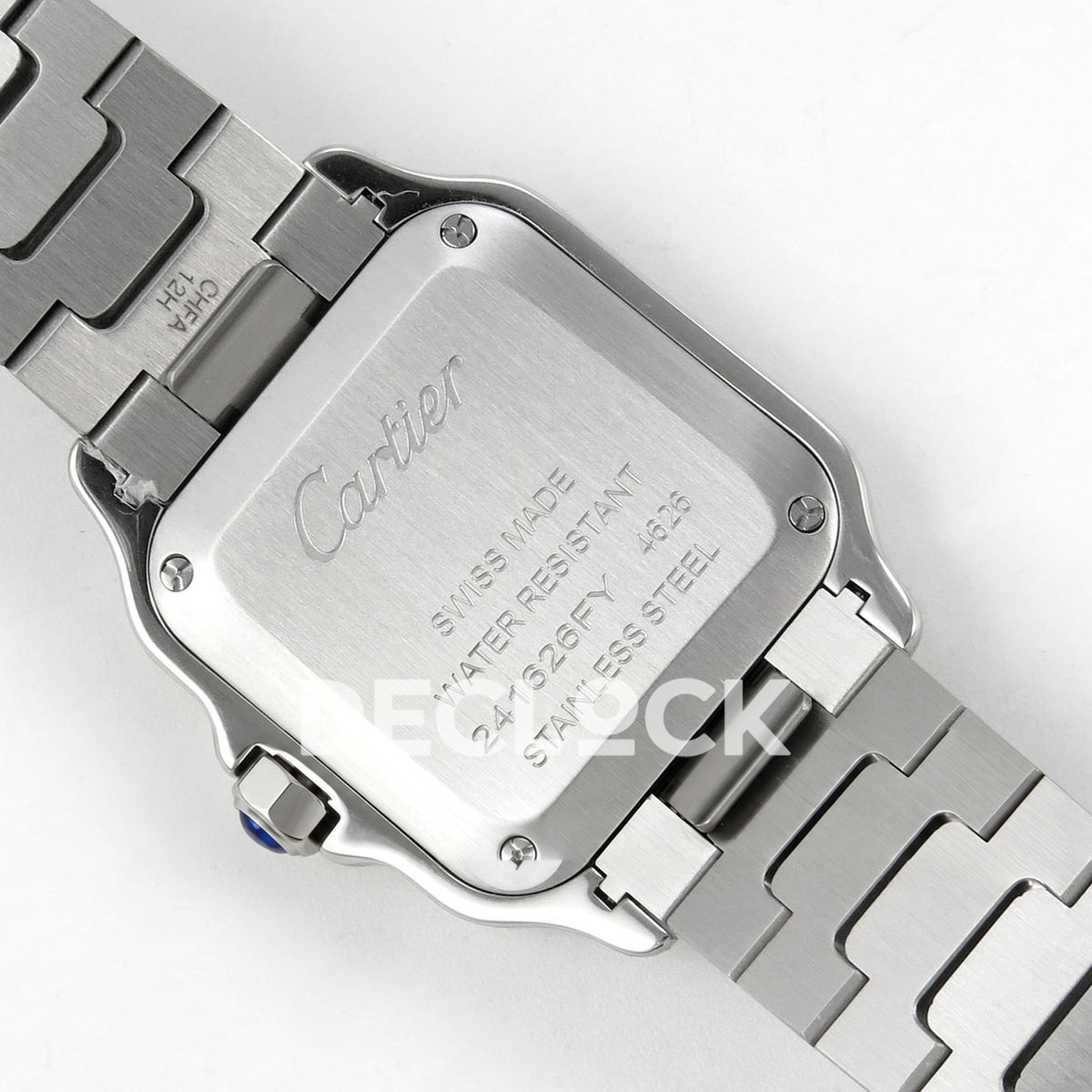 Cartier Santos Small Silver Dial, Steel Bracelet, 27MM DRF replica - product view 11