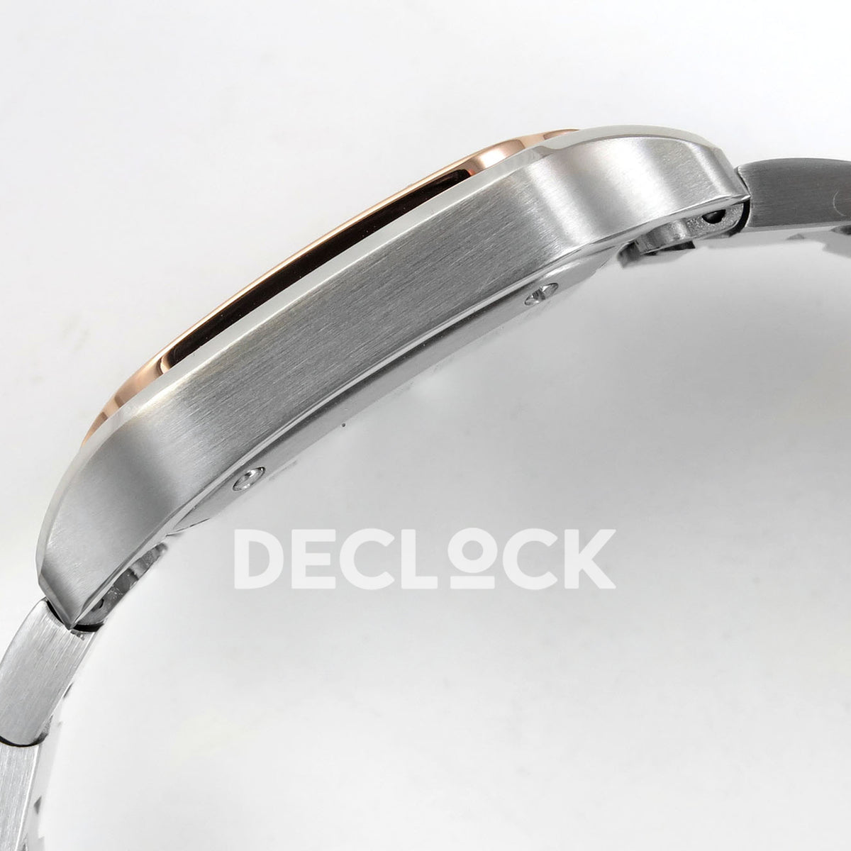 Cartier Santos Small Silver Dial, Steel/Rose Gold Bracelet, 27MM BLF replica - product view 09