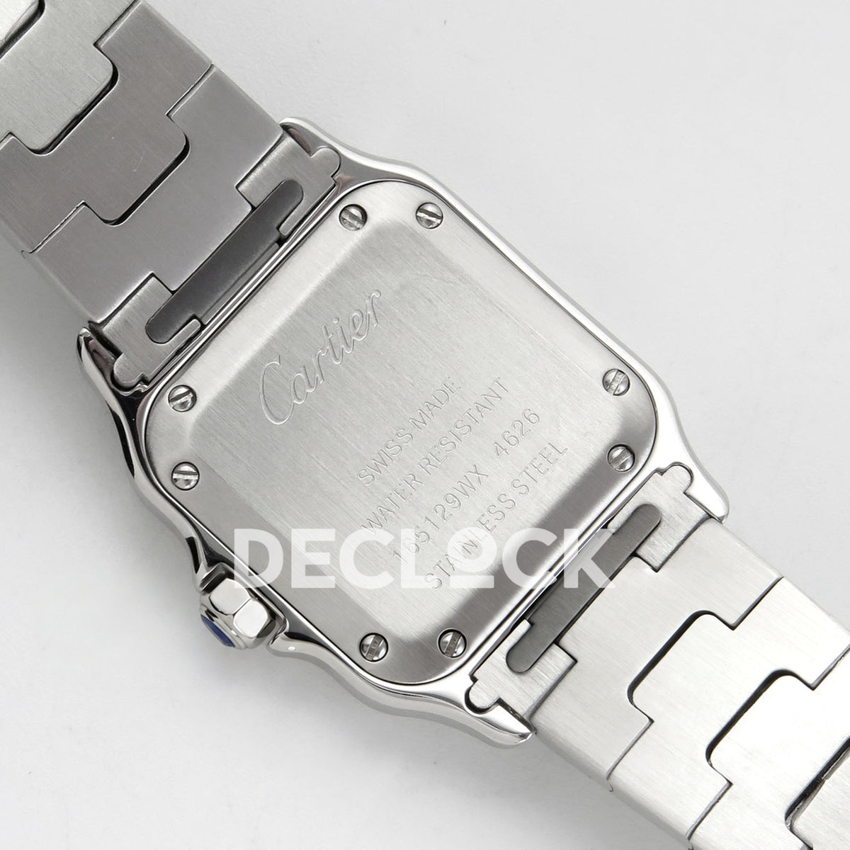 Cartier Santos Small Silver Dial, Steel/Rose Gold Bracelet, 27MM BLF replica - product view 11