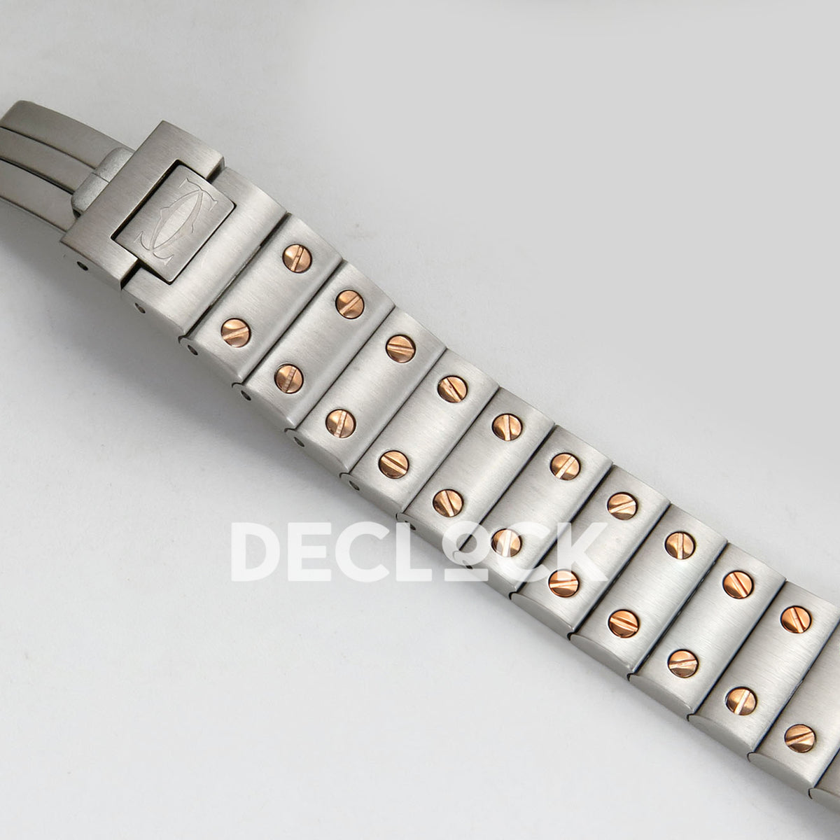 Cartier Santos Small Silver Dial, Steel/Rose Gold Bracelet, 27MM BLF replica - product view 15