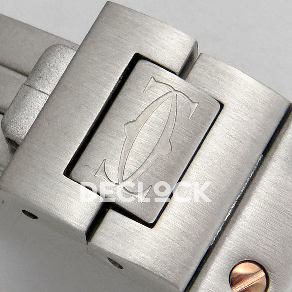 Cartier Santos Small Silver Dial, Steel/Rose Gold Bracelet, 27MM BLF replica - product view 16