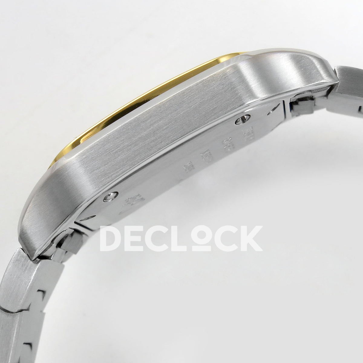 Cartier Santos Small Silver Dial, Steel/Yellow Gold Bracelet, 27MM BLF replica - product view 09