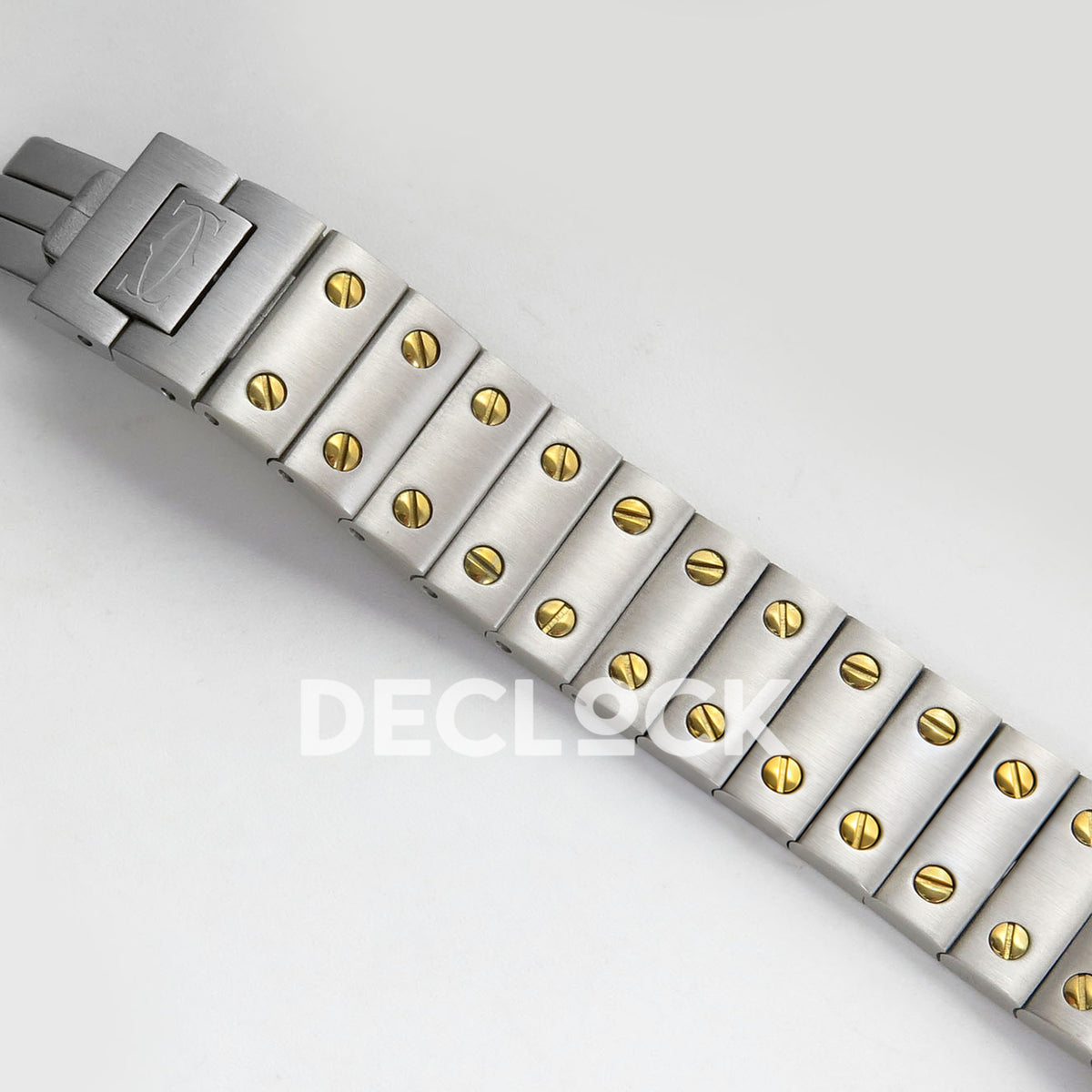 Cartier Santos Small Silver Dial, Steel/Yellow Gold Bracelet, 27MM BLF replica - product view 15
