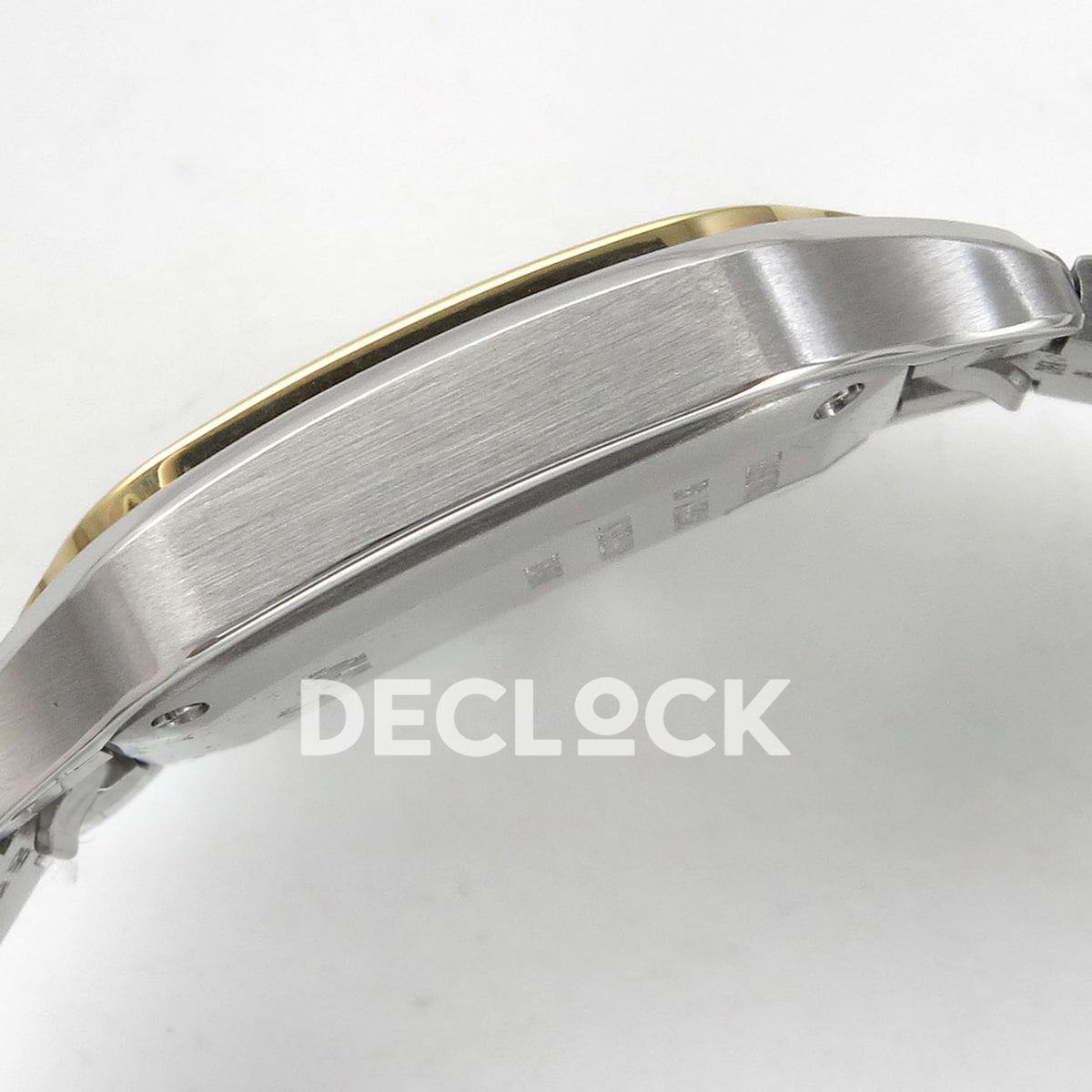 Cartier Santos Small Silver Dial, Steel/Yellow Gold Bracelet, 27MM DRF replica - product view 09