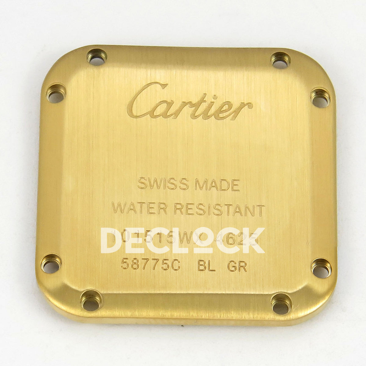 Cartier Santos Small Silver Dial, Yellow Gold Bracelet, 27MM BLF replica - product view 15