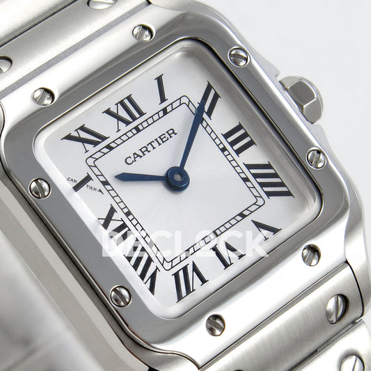 Cartier Santos Small Silver Dial, Steel Bracelet, 27MM BLF replica - product view 04