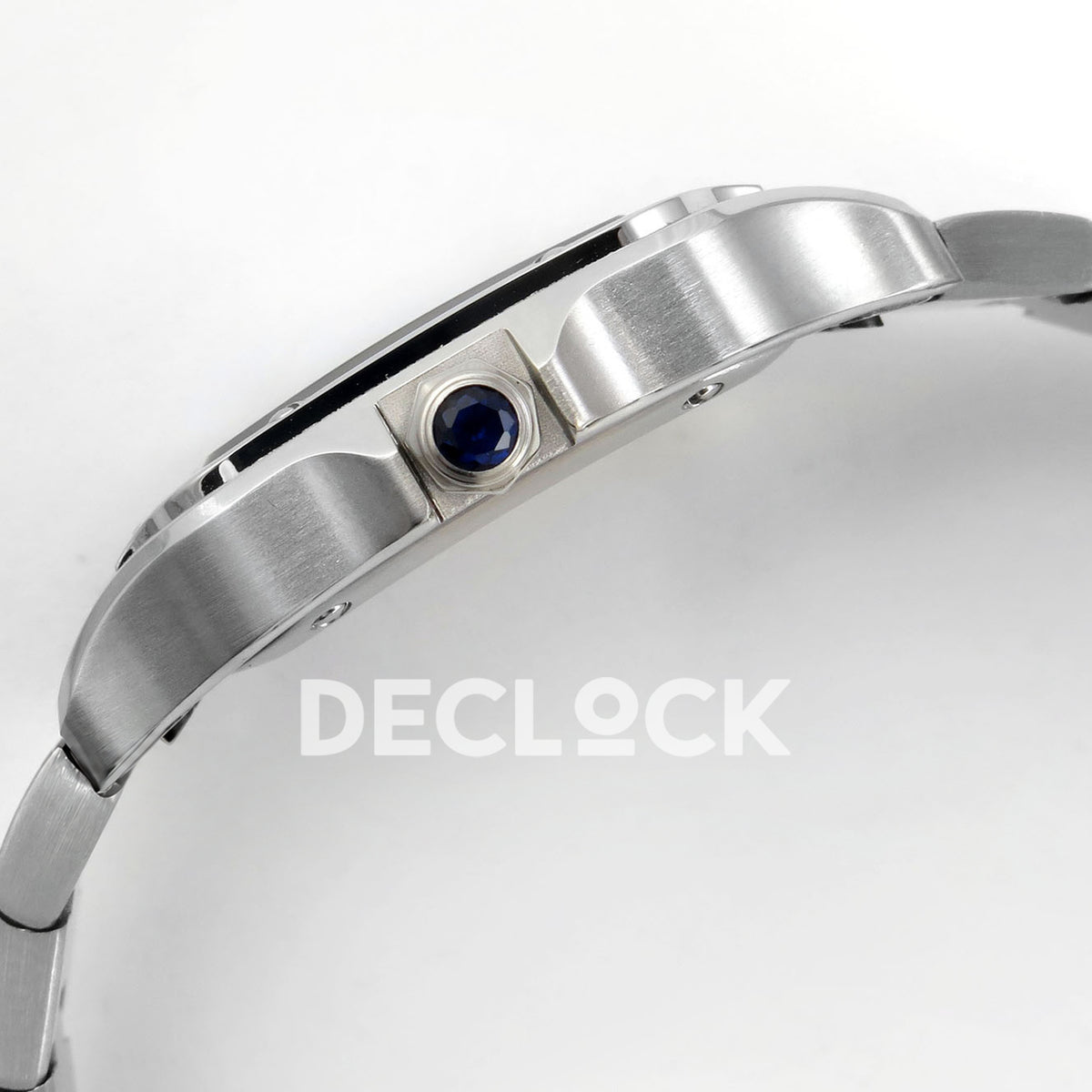 Cartier Santos Small Silver Dial, Steel Bracelet, 27MM BLF replica - product view 10