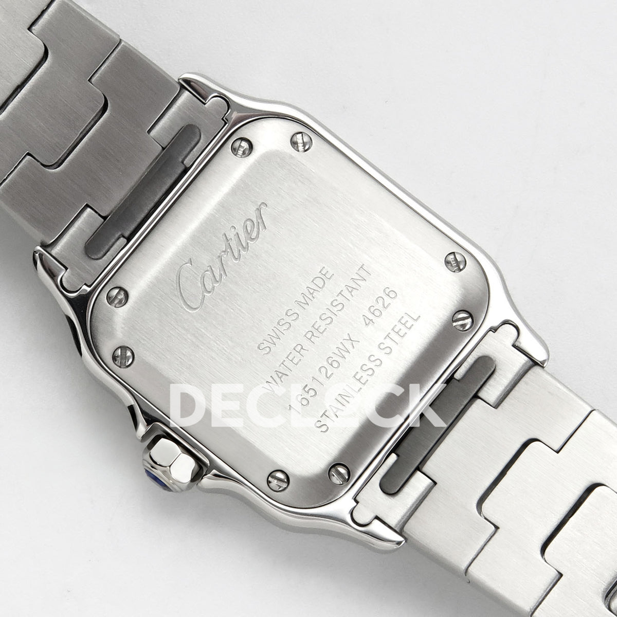 Cartier Santos Small Silver Dial, Steel Bracelet, 27MM BLF replica - product view 11