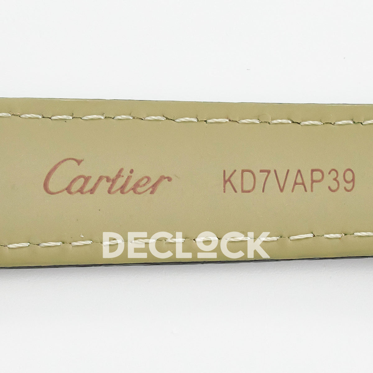 Cartier Tank Louis Small 29x22mm Yellow Gold Black Dial Black Leather Asian AAA+ Replica – strap inscription