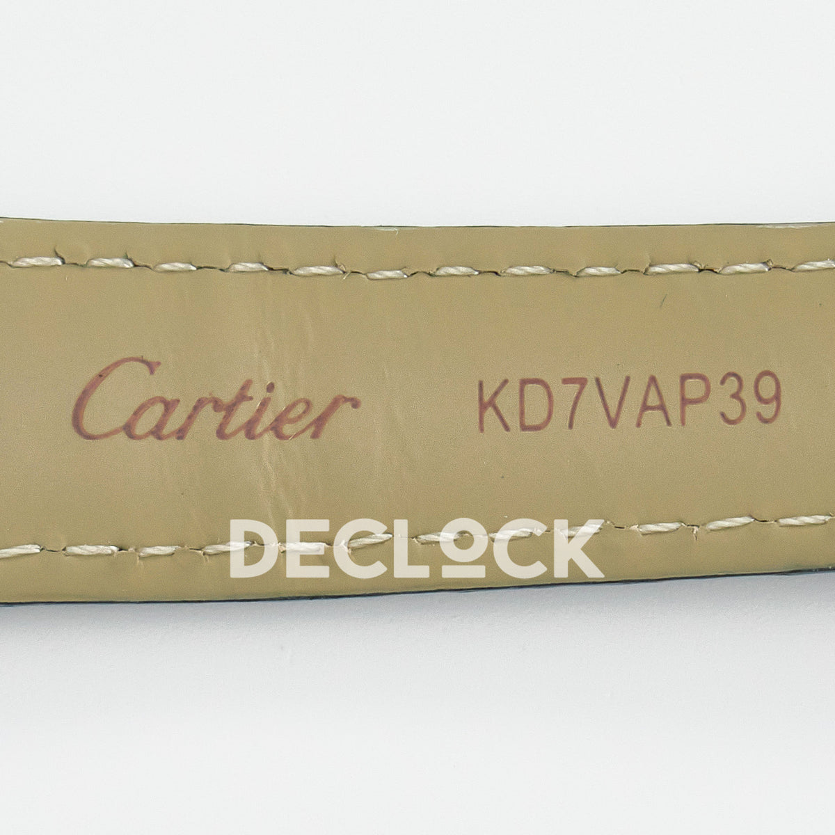 Cartier Tank Must Small 29x22mm Steel Black Dial Black Leather Asian AAA+ Replica – strap inscription