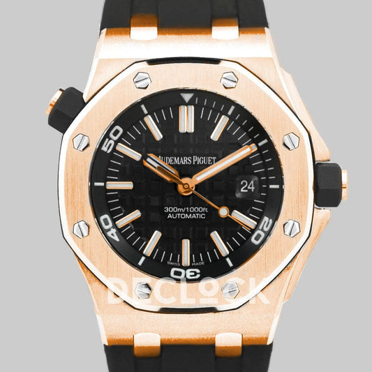 Royal Oak Offshore Diver RG Black Dial 15710ST