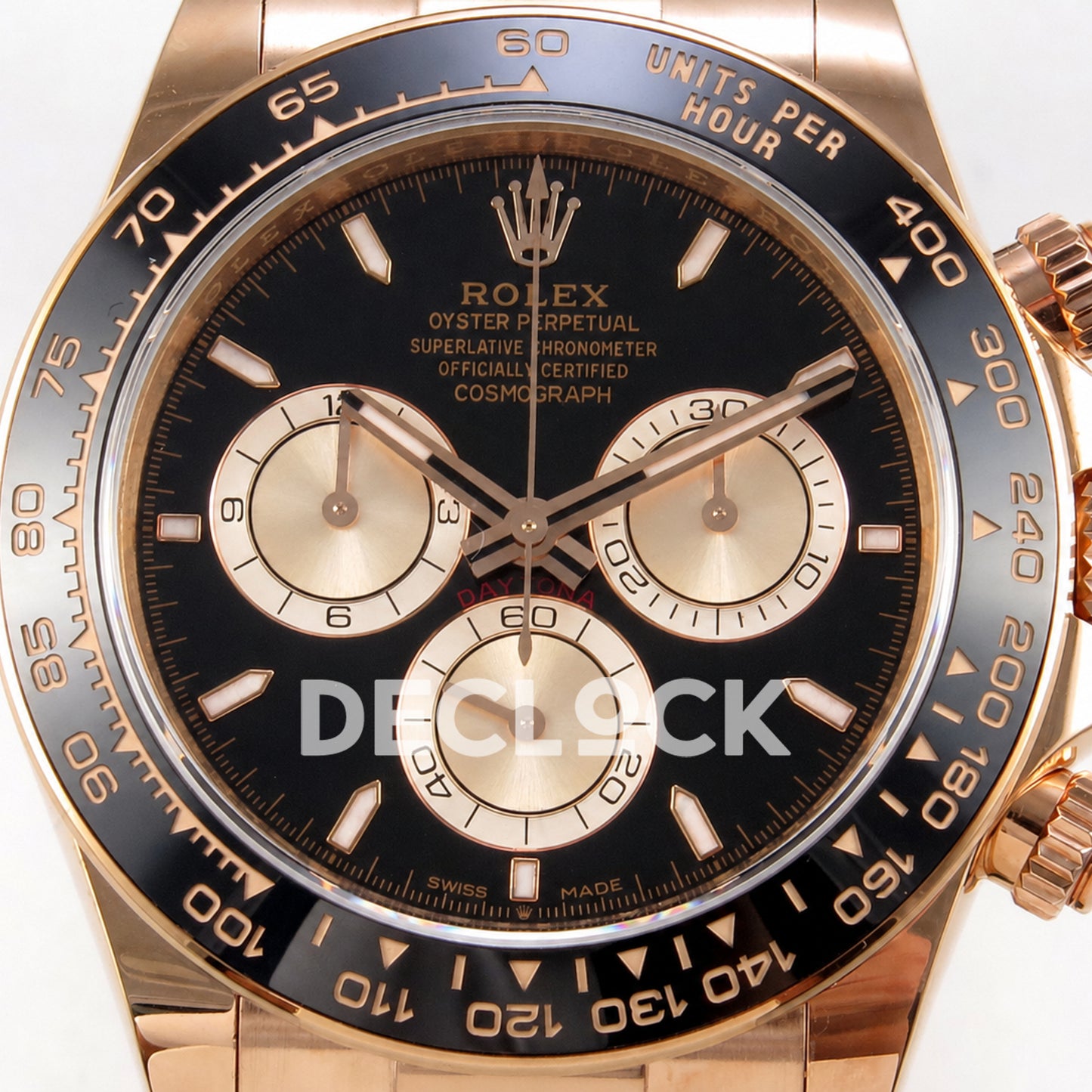 Rolex Daytona 126515 Black RG 40mm ERF JH4131 Free Sprung