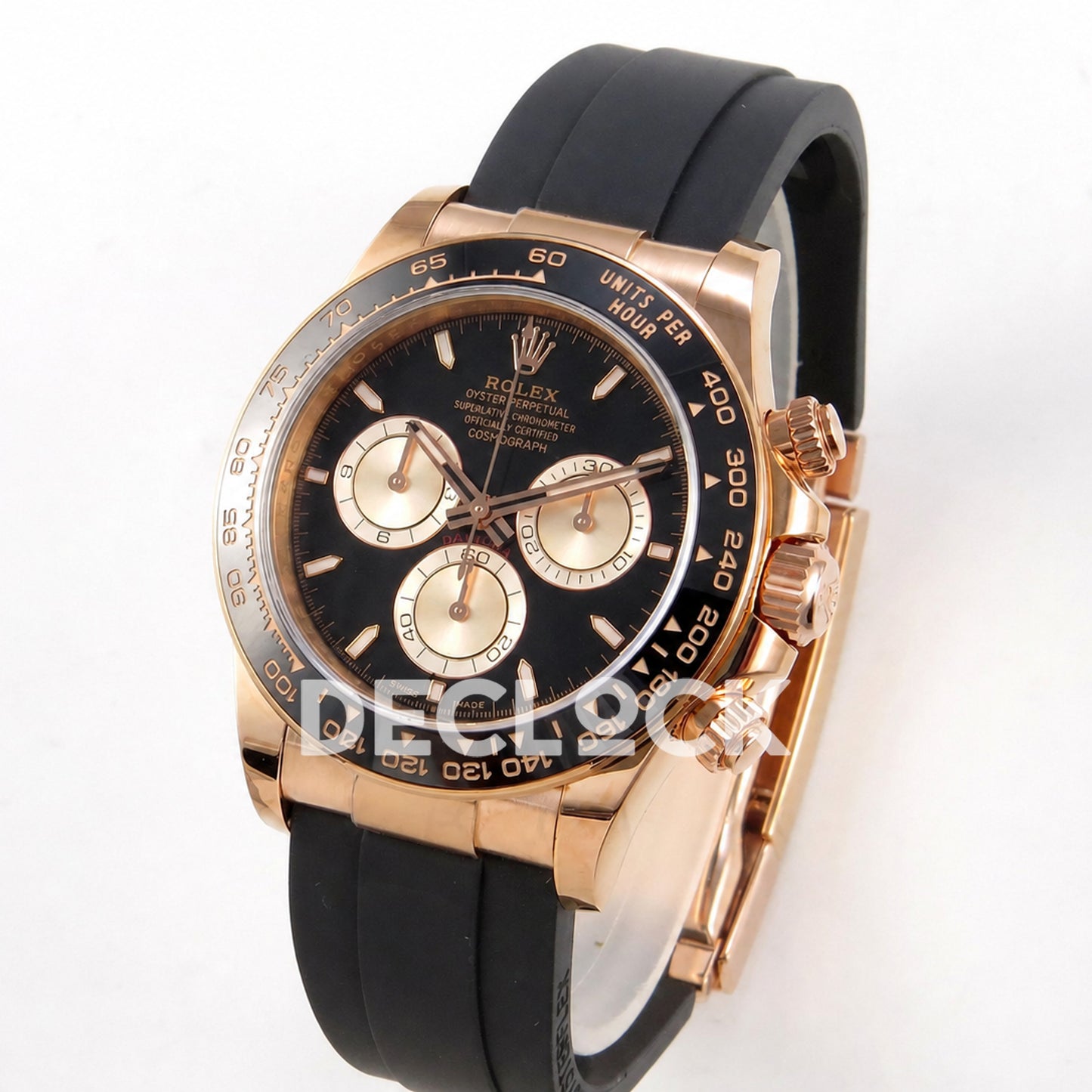 Rolex Daytona 126515 Black RG 40mm ERF JH4131 Free Sprung