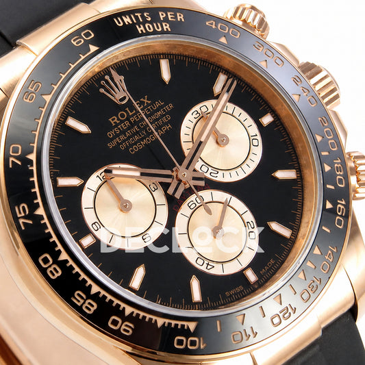 Rolex Daytona 126515 Black RG 40mm ERF JH4131 Free Sprung