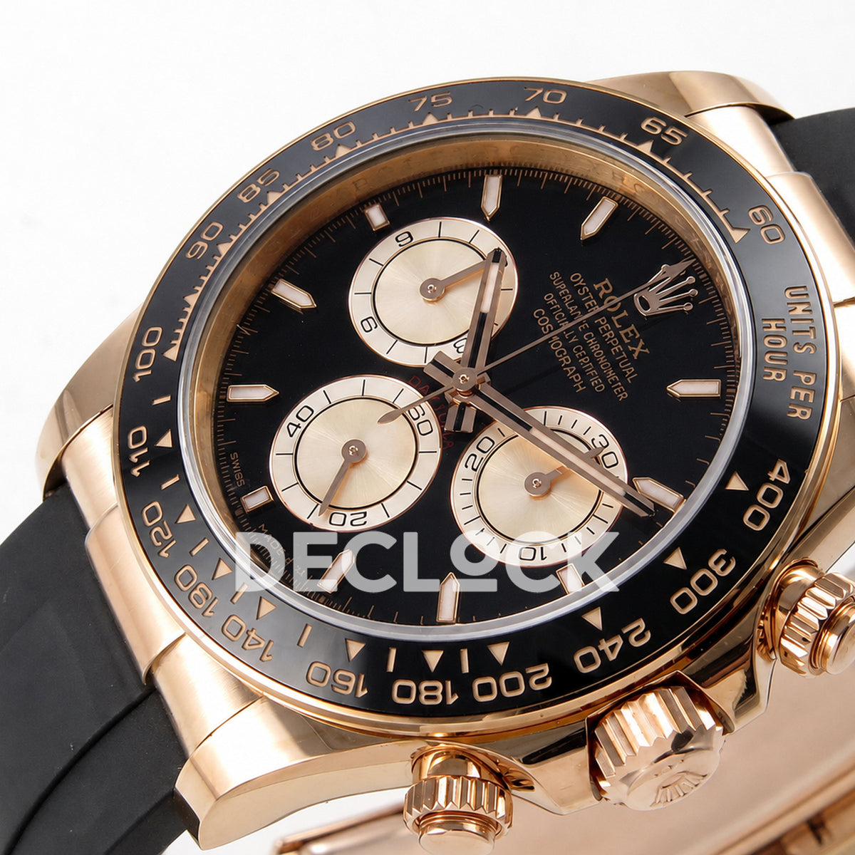 Rolex Daytona 126515 Black RG 40mm ERF JH4131 Free Sprung