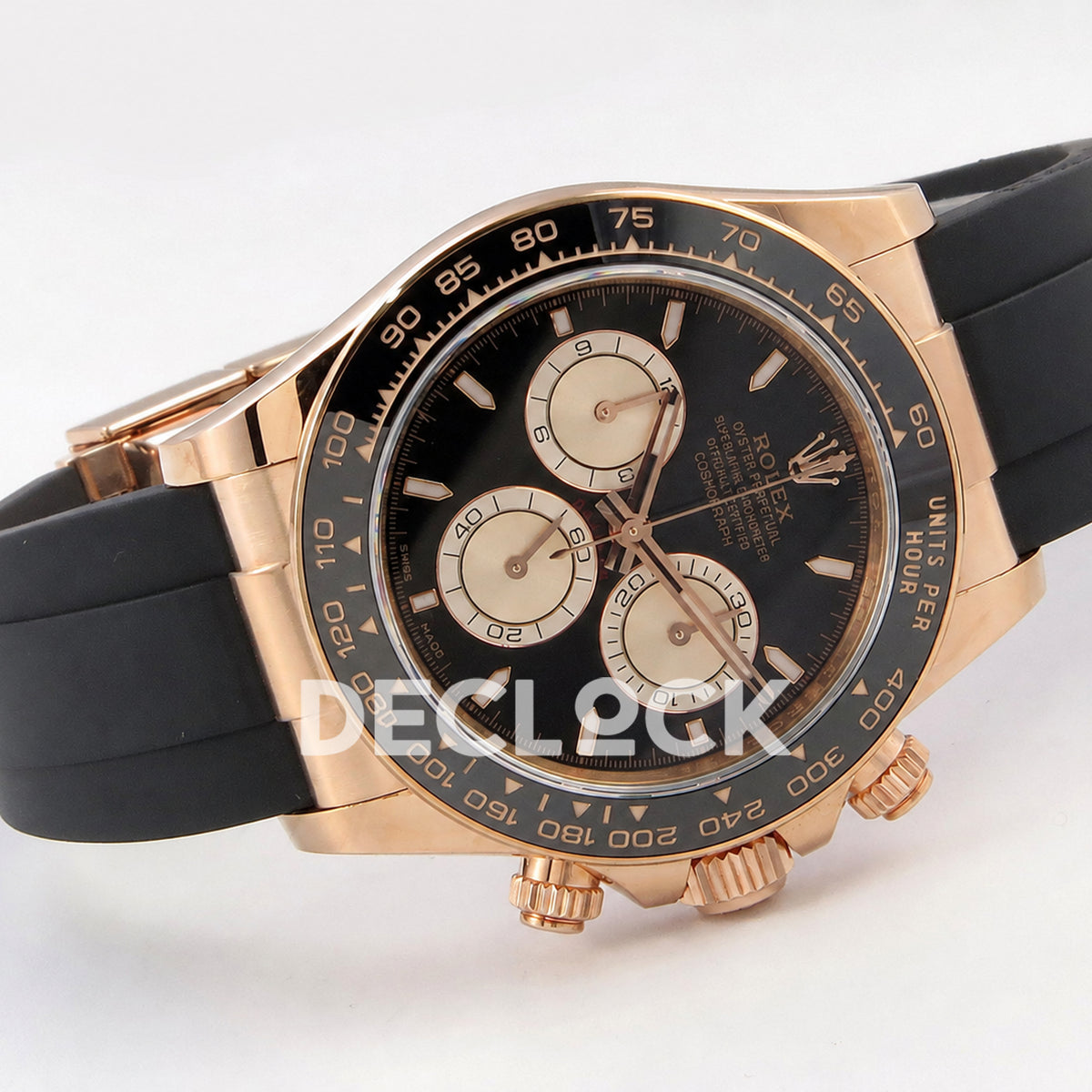 Rolex Daytona 126515 Black RG 40mm ERF JH4131 Free Sprung