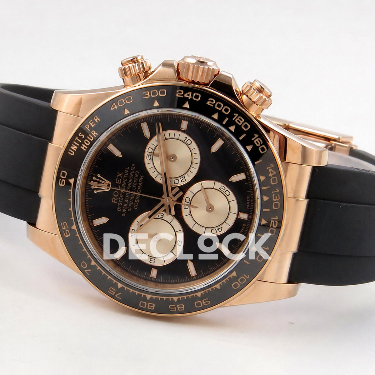 Rolex Daytona 126515 Black RG 40mm ERF JH4131 Free Sprung