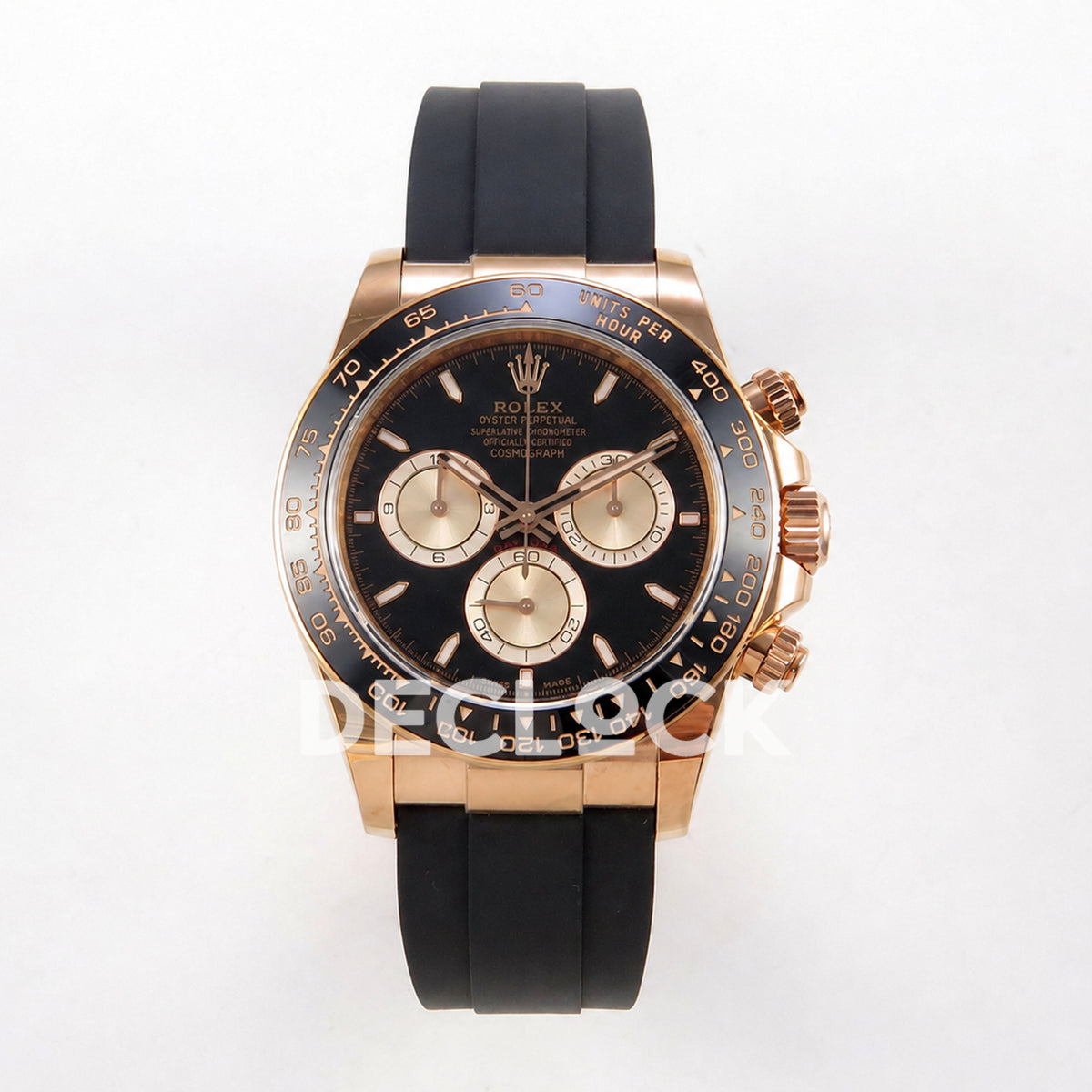 Rolex Daytona 126515 Black RG 40mm ERF JH4131 Free Sprung