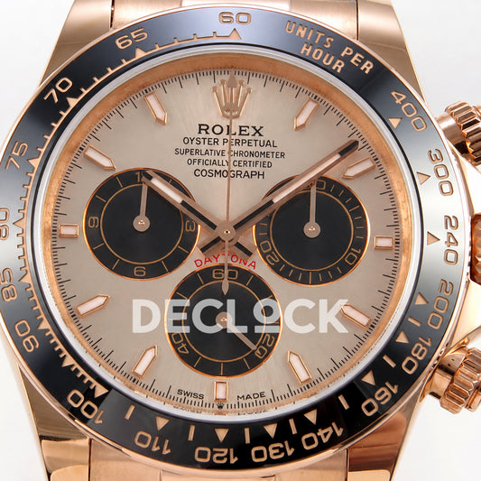 Rolex Daytona 126515 RG Black 40mm ERF JH4131 Free Sprung