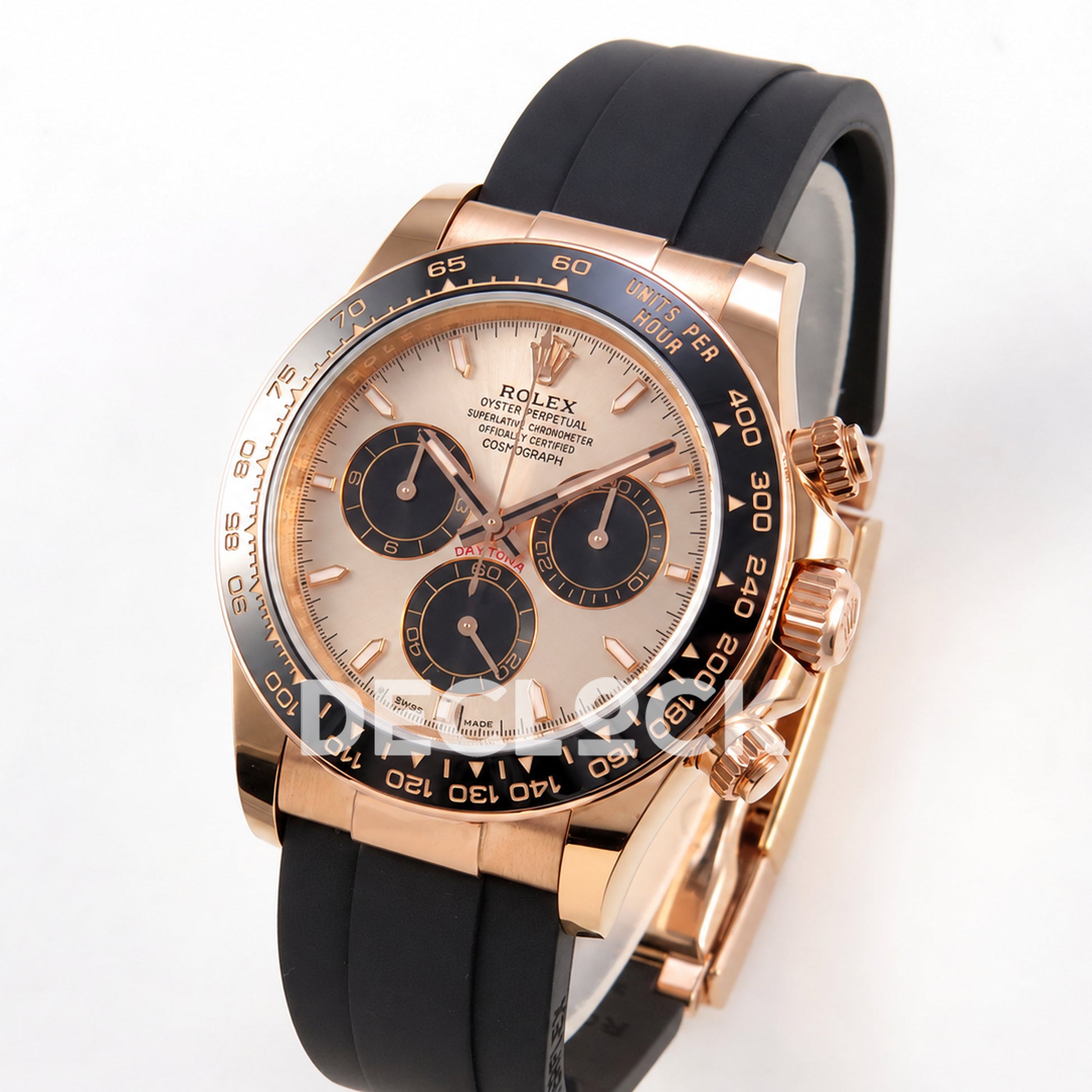 Rolex Daytona 126515 RG Black 40mm ERF JH4131 Free Sprung
