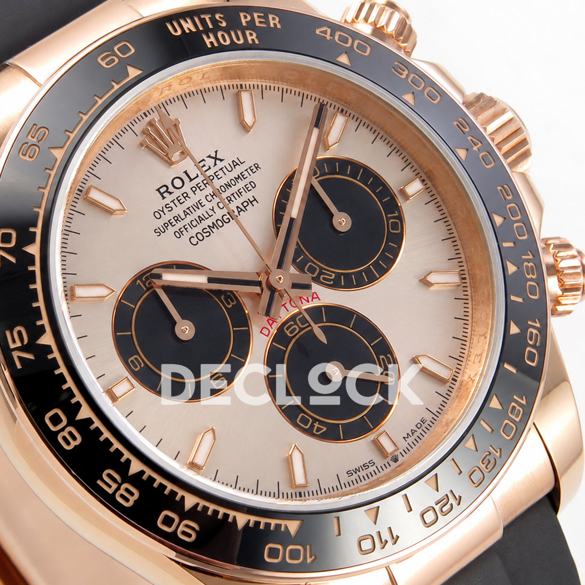 Rolex Daytona 126515 RG Black 40mm ERF JH4131 Free Sprung
