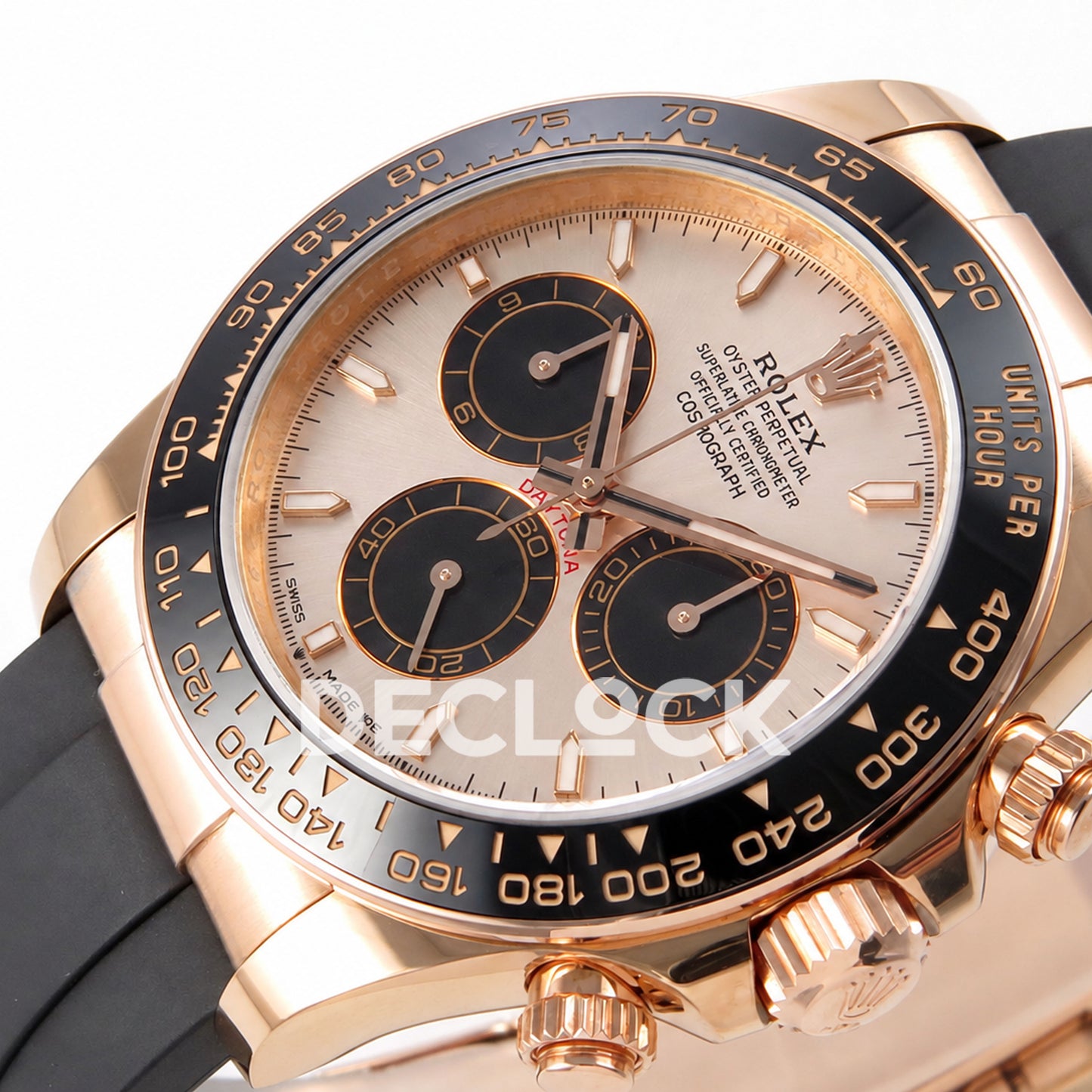 Rolex Daytona 126515 RG Black 40mm ERF JH4131 Free Sprung
